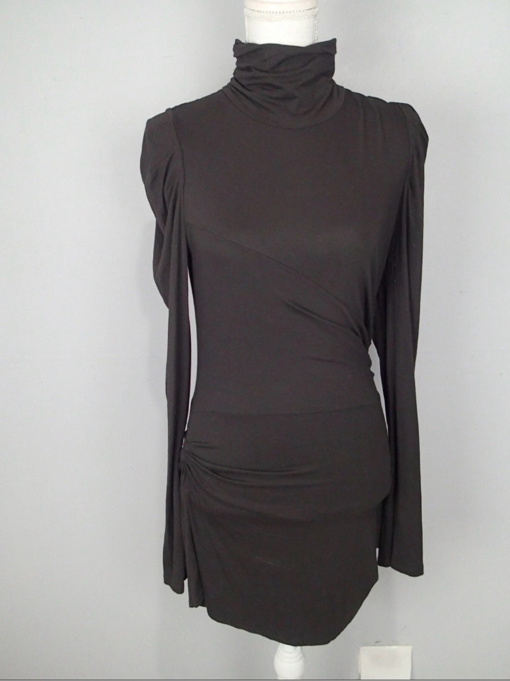 Cynthia Steffe Womens Ruched Sheath Dress long sleeve